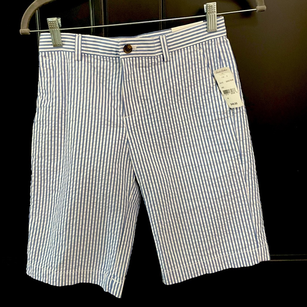 Brooks brothers boys blue shorts size 10